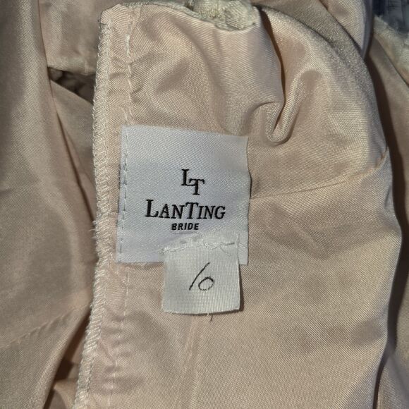 NEW LanTing Bride Pale Pink Roset MOB Two Piece Set Size 10 - Picture 6 of 12